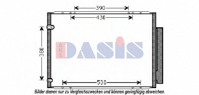 AKS DASIS 212076n -  Конденсатор, кондиционер